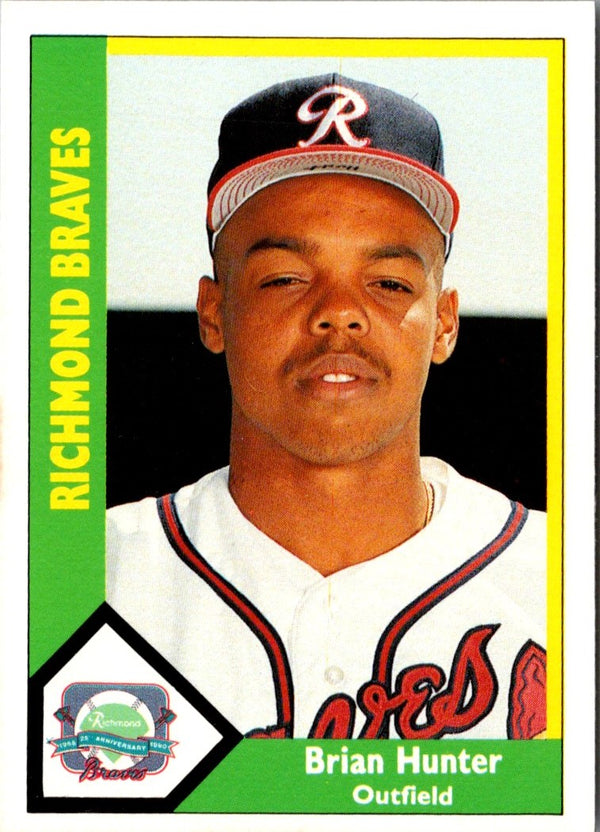 1990 CMC Richmond Braves Brian Hunter #19