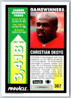1991 Pinnacle Christian Okoye #367