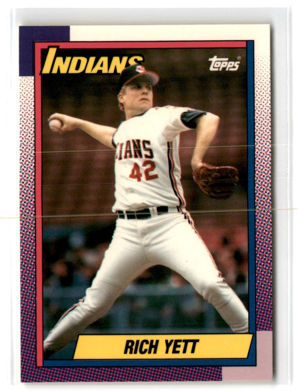 1990 Topps Tiffany Rich Yett #689