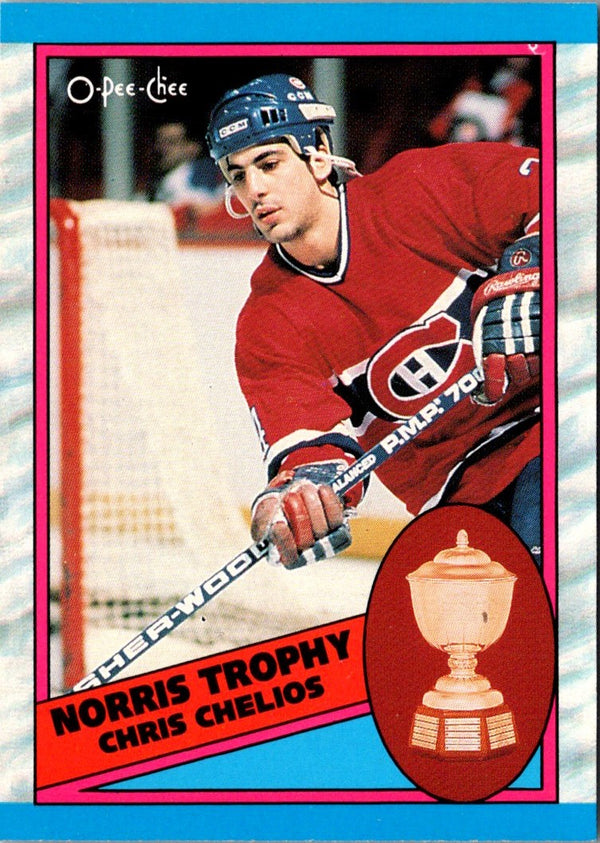 1989 O-Pee-Chee Chris Chelios #323