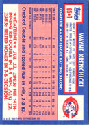 1984 Topps Traded Wayne Krenchicki