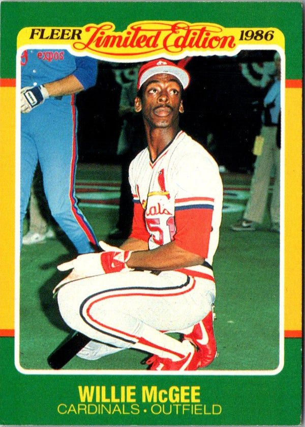 1986 Fleer Limited Edition Willie McGee #29