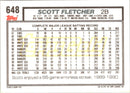 1992 Topps Gold Winners Scott Fletcher