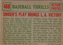 1959 Topps Sniders Play Brings LA