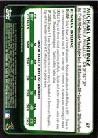 2011 Bowman Draft Picks & Prospects Michael Martinez #62 Rookie
