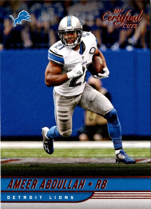 2017 Donruss Certified Cuts Ameer Abdullah #30