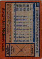 1978 Topps John Mayberry #550