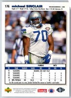 1995 Upper Deck Michael Sinclair #176