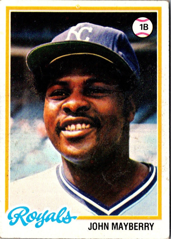 1978 Topps John Mayberry #550