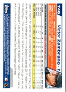 2004 Topps Traded & Rookies Victor Zambrano