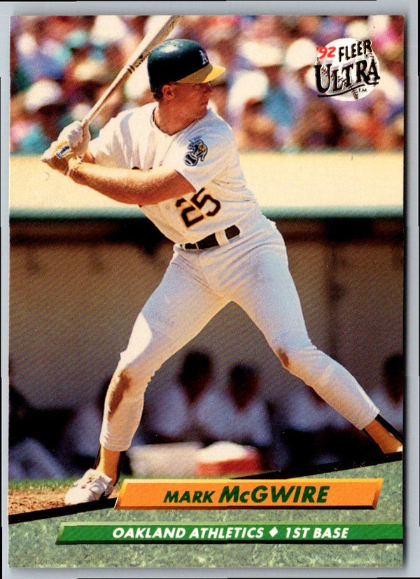 1992 Ultra Mark McGwire #115