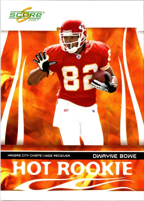 2007 Score Hot Rookies Dwayne Bowe #HR-7