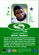 1998 UD Choice StarQuest Gold Deion Sanders