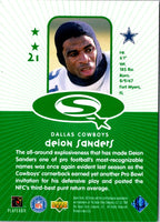 1998 UD Choice StarQuest Gold Deion Sanders #21 /100