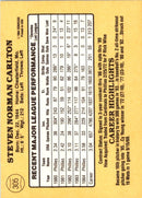 1985 Donruss Steve Carlton