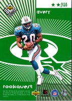 1998 UD Choice StarQuest/RookQuest Green Warrick Dunn/John Avery #SR28