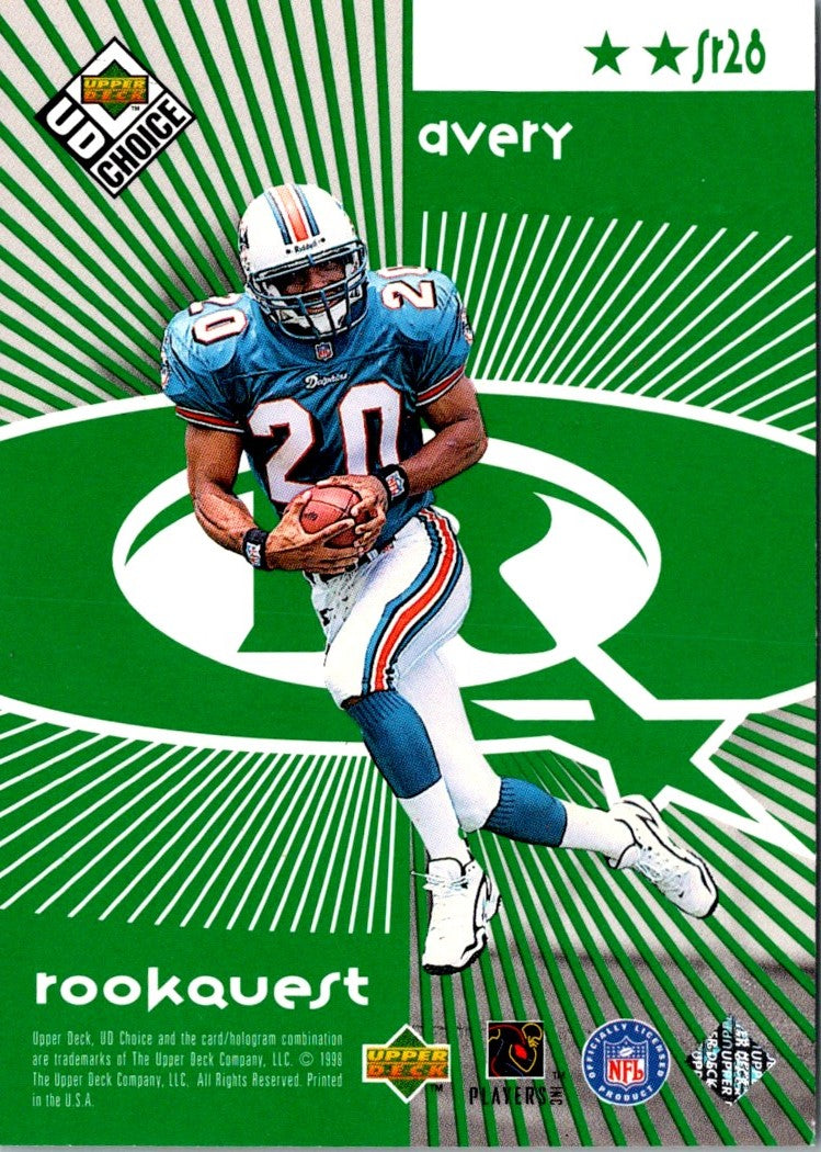 1998 UD Choice StarQuest/RookQuest Green Warrick Dunn/John Avery