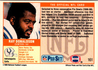 1989 Pro Set Ray Donaldson #161