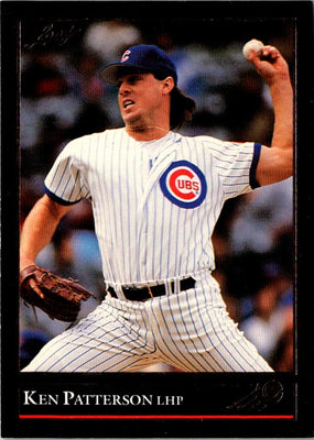 1992 Leaf Black Gold Ken Patterson #509