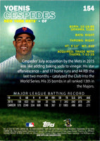 2016 Stadium Club Yoenis Cespedes #154