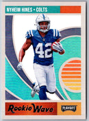 2018 Panini Playoff Rookie Wave Nyheim Hines