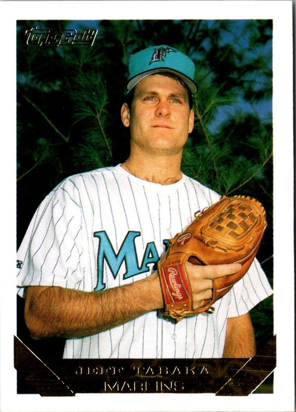 1993 Topps Inaugural Marlins Jeff Tabaka #586