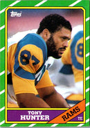 1986 Topps Tony Hunter