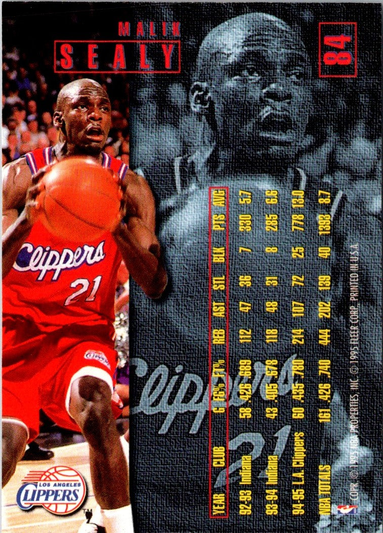 1995 Fleer Malik Sealy