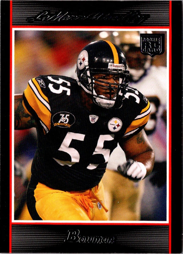 2007 Bowman LaMarr Woodley #183 Rookie