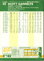 1987 Fleer Star Stickers Scott Garrelts #45