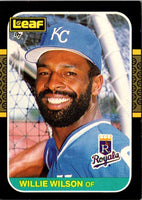 1987 Leaf Willie Wilson #97