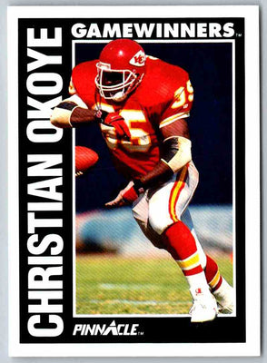 1991 Pinnacle Christian Okoye #367