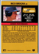 1991 Leaf Gold Rookies Rico Brogna