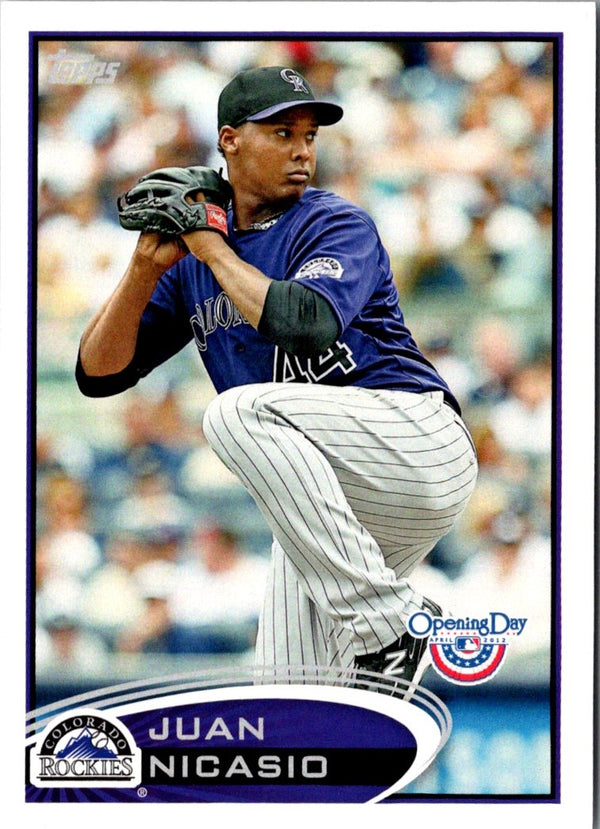 2012 Topps Opening Day Juan Nicasio #155