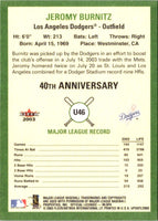 2003 Fleer Tradition Update Jeromy Burnitz #U46