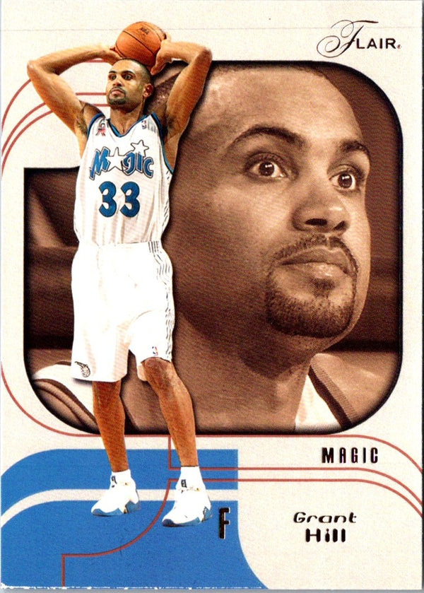 2002 Flair Grant Hill #48