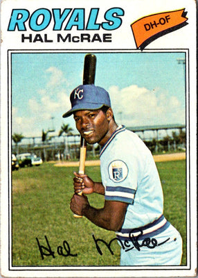1977 Topps Hal McRae #340