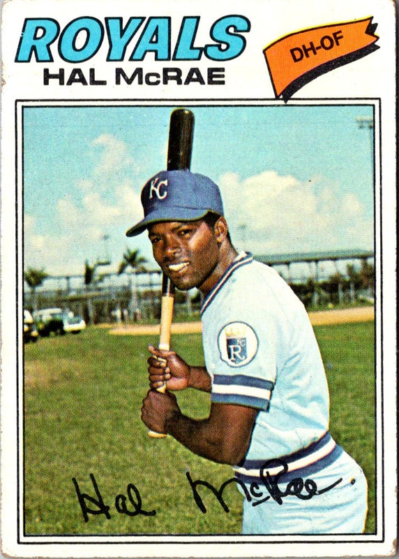 1977 Topps Hal McRae #340