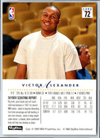 1993 SkyBox Victor Alexander #72