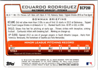 2012 Bowman Chrome Prospects Eduardo Rodriguez #BCP200