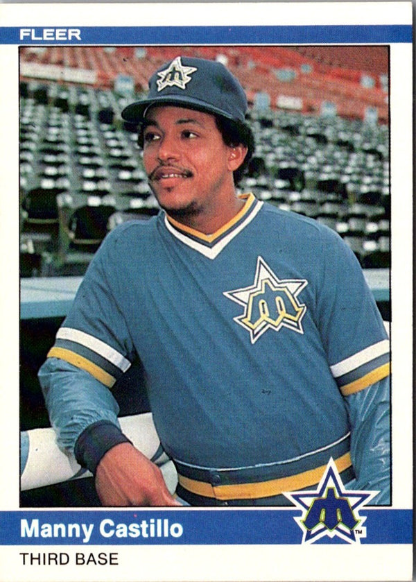 1984 Fleer Manny Castillo #607