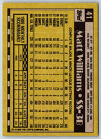 1990 Topps Matt Williams #41