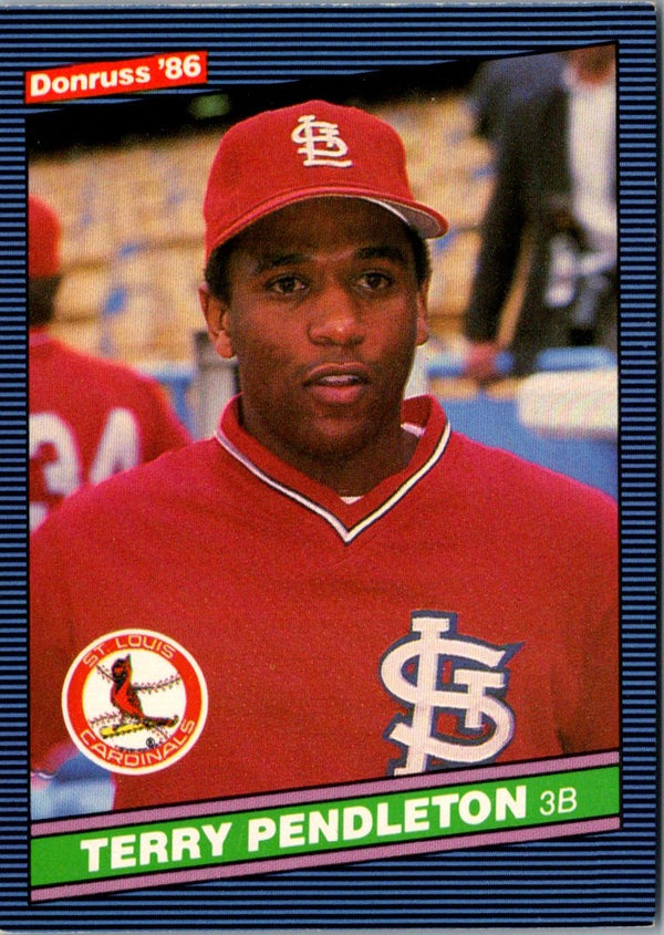 1986 Donruss Terry Pendleton #205