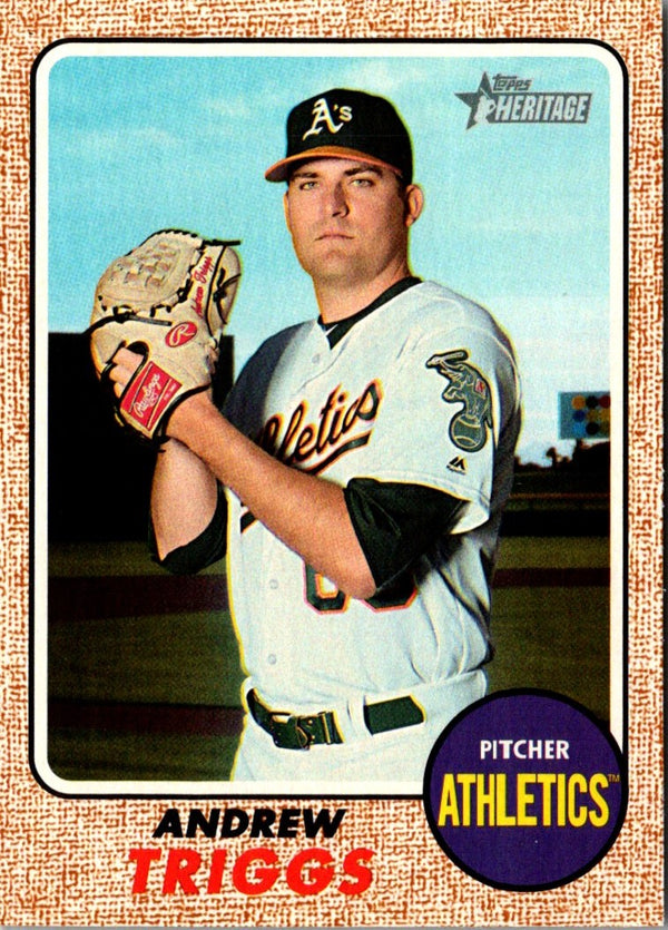 2017 Topps Heritage Andrew Triggs #563