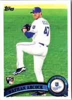 2011 Topps Nathan Adcock #503 Rookie