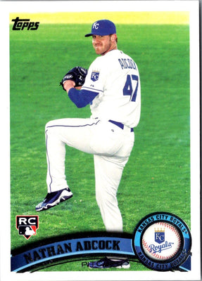 2011 Topps Nathan Adcock #503 Rookie