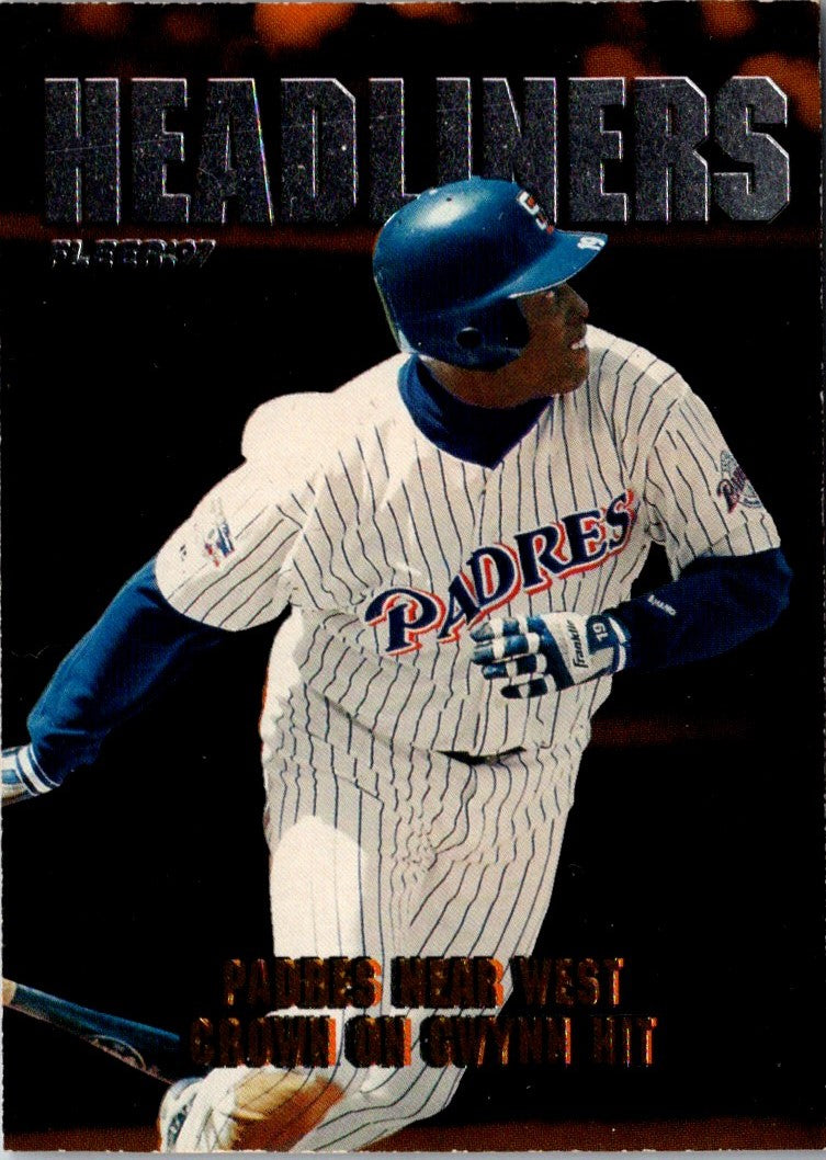 1997 Fleer Headliners Tony Gwynn