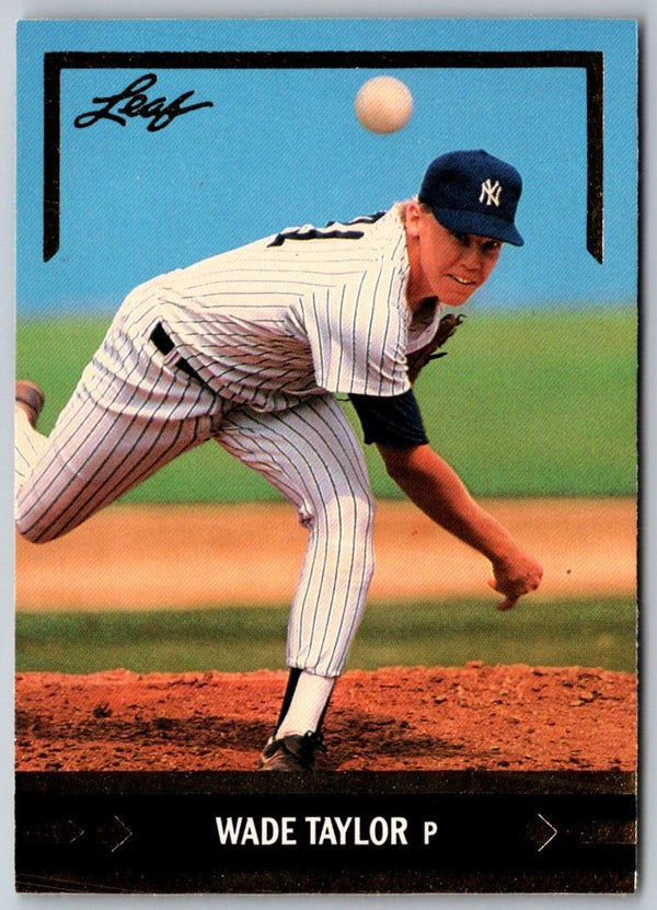 1991 Leaf Gold Rookies Wade Taylor #BC16