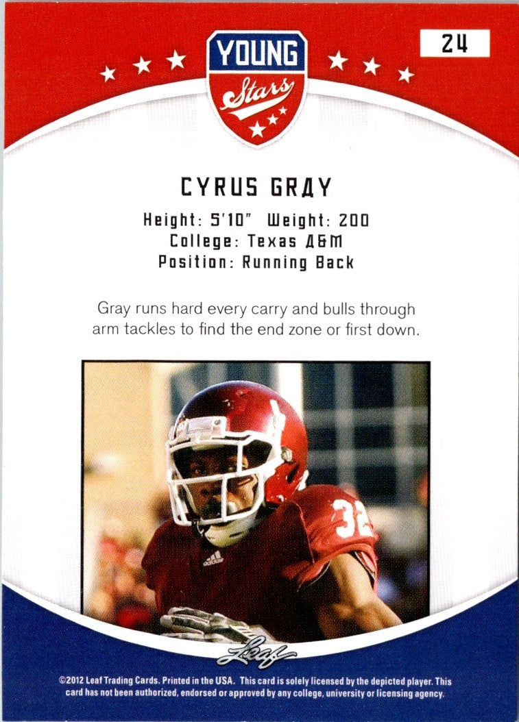2012 Leaf Young Stars Cyrus Gray