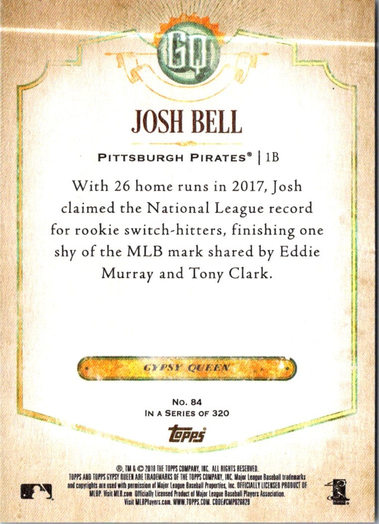 2018 Topps Gypsy Queen Josh Bell
